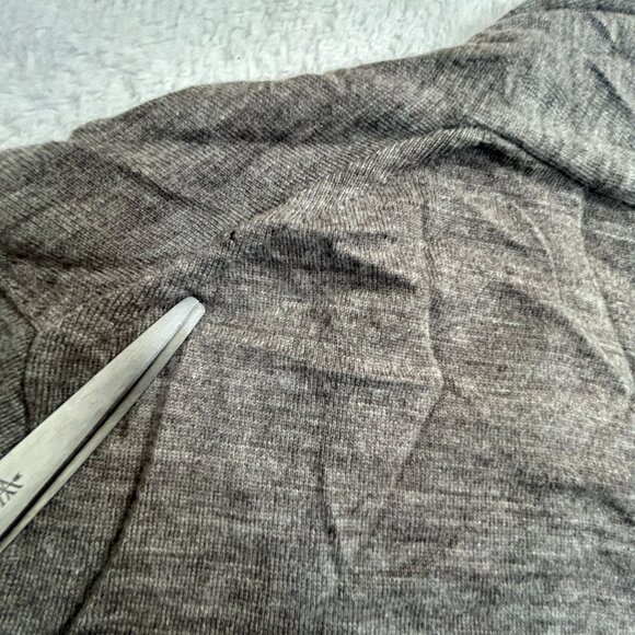 Lafayette 148 New York Womens Shawl Collar Wool Cardigan Sweater Small Gray - Picture 8 of 10